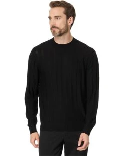 Armani Exchange Wool Mix Textured Sweater | Sweaters