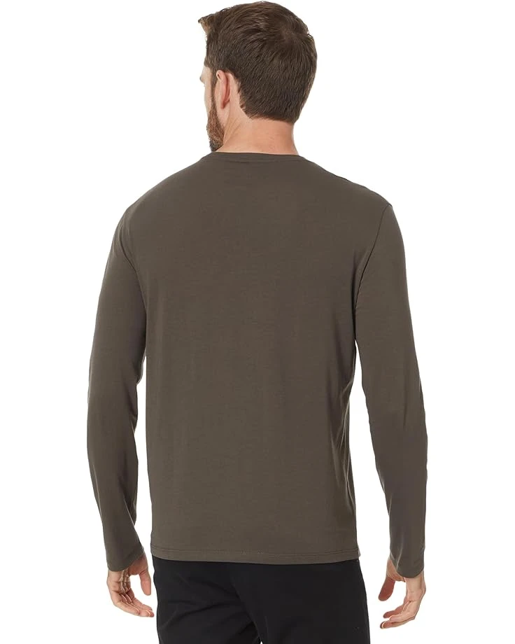 Armani Exchange A|X Corporate Logo Slim Fit Long Sleeve Tee | Shirts & Tops 4 Armani Exchange A|X Corporate Logo Slim Fit Long Sleeve Tee | Shirts & Tops - Image 2