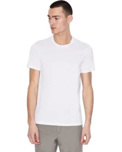 Armani Exchange Crew Neck Tee with Small Logo Patch | Shirts & Tops -Armani Exchange Sales Shop 61HsvG8GqfL. AC SR736920