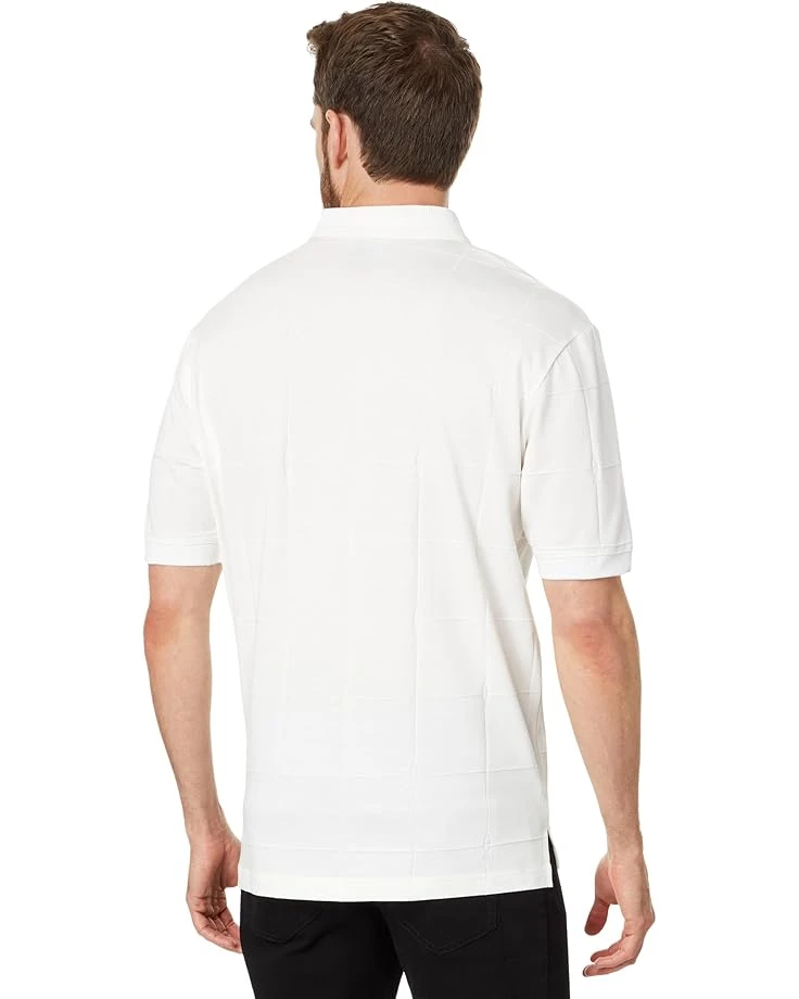 Armani Exchange Jacuard Grid Jersey Polo | Shirts & Tops 4 Armani Exchange Jacuard Grid Jersey Polo | Shirts & Tops - Image 2