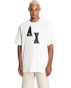 Armani Exchange Collegiate AX Logo Tee | Shirts & Tops -Armani Exchange Sales Shop 61OvtloZVNL. AC SR736920