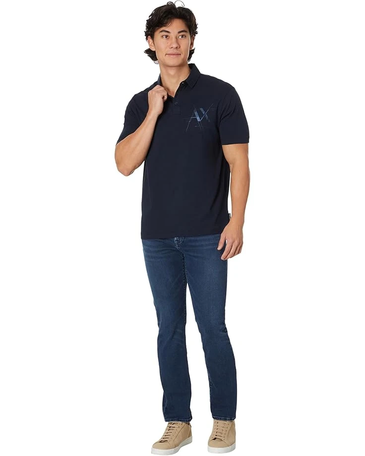 Armani Exchange Metallic AX Logo Polo | Shirts & Tops 6 Armani Exchange Metallic AX Logo Polo | Shirts & Tops - Image 4
