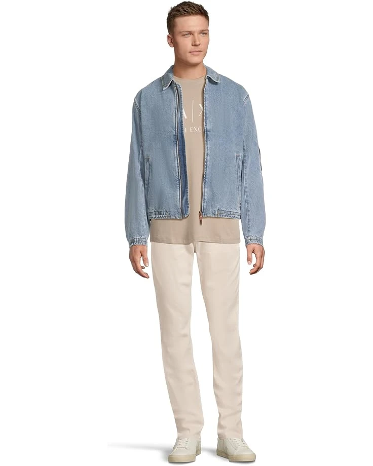 Armani Exchange Denim Collared Bomber | Coats & Outerwear 7 Armani Exchange Denim Collared Bomber | Coats & Outerwear - Image 5