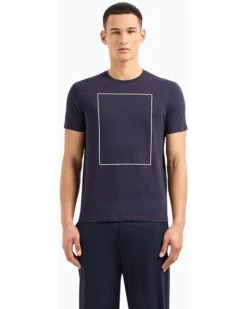 Armani Exchange Limited Edition Milano Edition Regular Fit Cotton Box Logo Tee | Shirts & Tops