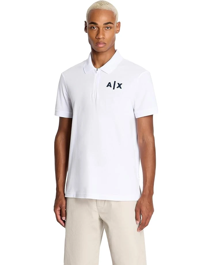 Armani Exchange AX Logo Zipper Polo | Shirts & Tops 6 Armani Exchange AX Logo Zipper Polo | Shirts & Tops - Image 4