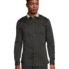 Armani Exchange Stretch Cotton Satin Long Sleeve Shirt | Shirts & Tops -Armani Exchange Sales Shop 61uVBGgakLL. AC SR736920