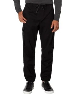 Armani Exchange Structured Cotton Trousers | Pants