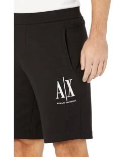 Armani Exchange Icon Cotton Shorts w/ Embroidered Logo -Armani Exchange Sales Shop 71266j8St4L. AC SR736920