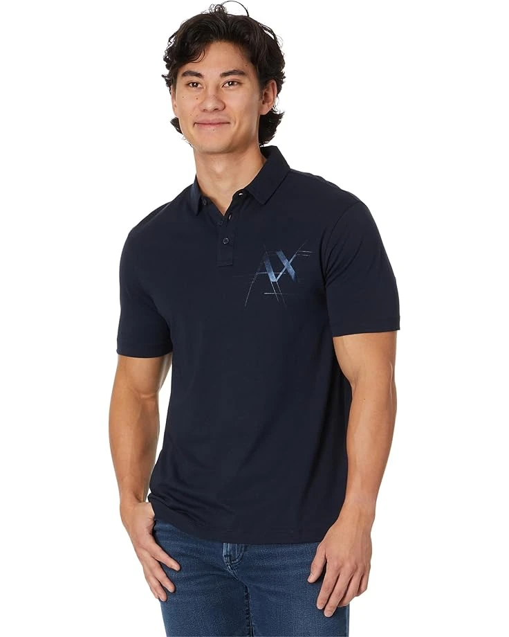 Armani Exchange Metallic AX Logo Polo | Shirts & Tops 3 Armani Exchange Metallic AX Logo Polo | Shirts & Tops