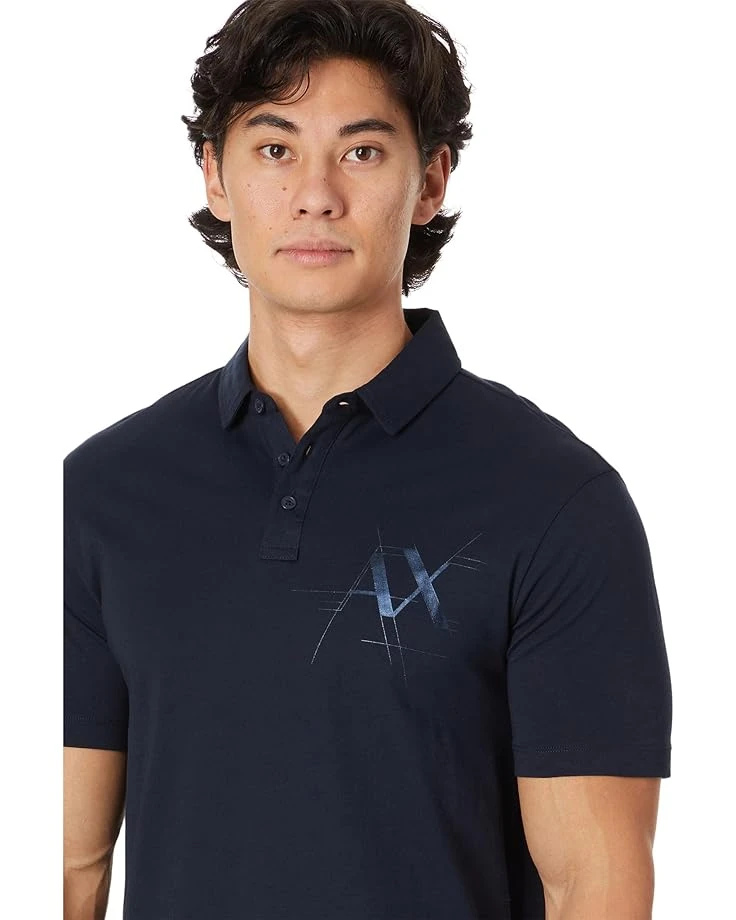 Armani Exchange Metallic AX Logo Polo | Shirts & Tops 5 Armani Exchange Metallic AX Logo Polo | Shirts & Tops - Image 3