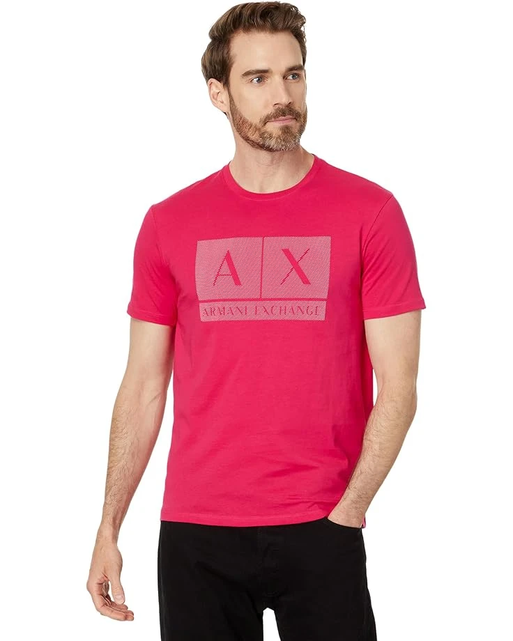 Armani Exchange Regular Fit Cotton Gradiant Box Logo Tee | Shirts & Tops 6 Armani Exchange Regular Fit Cotton Gradiant Box Logo Tee | Shirts & Tops - Image 4