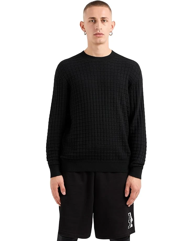 Armani Exchange Wool Textured Sweater | Sweaters 3 Armani Exchange Wool Textured Sweater | Sweaters