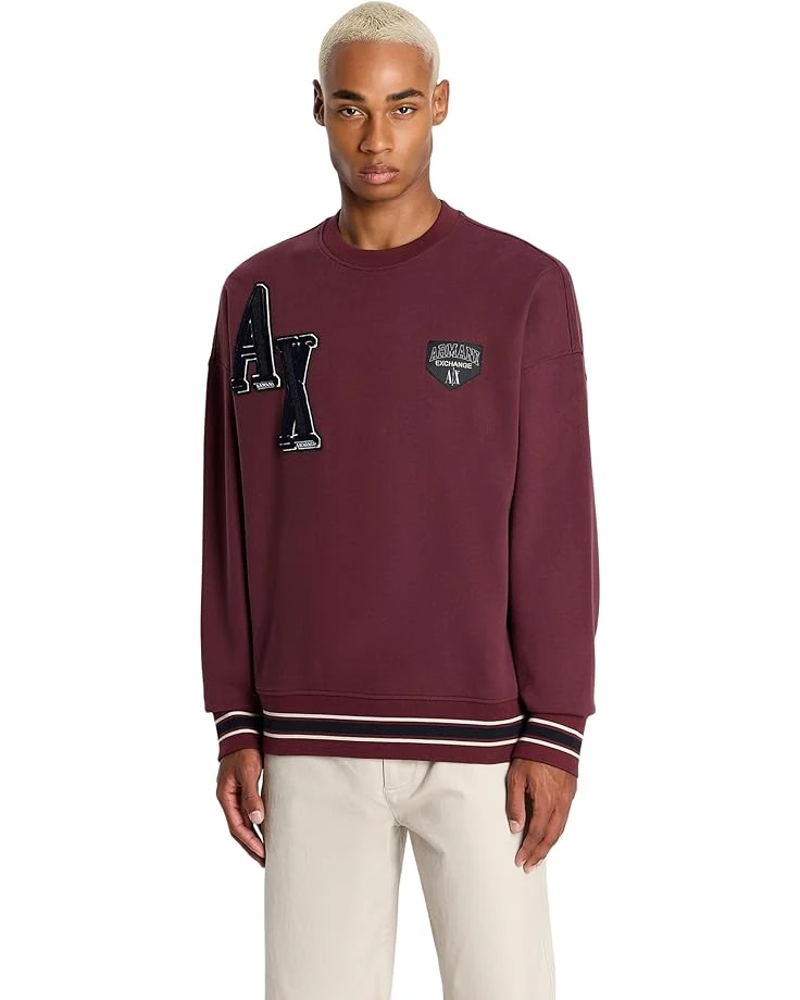 Armani Exchange Collegiate Fleece Pullover | Hoodies & Sweatshirts 7 Armani Exchange Collegiate Fleece Pullover | Hoodies & Sweatshirts - Image 5