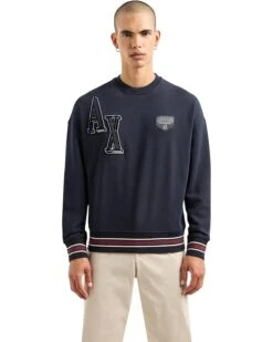 Armani Exchange Collegiate Fleece Pullover | Hoodies & Sweatshirts