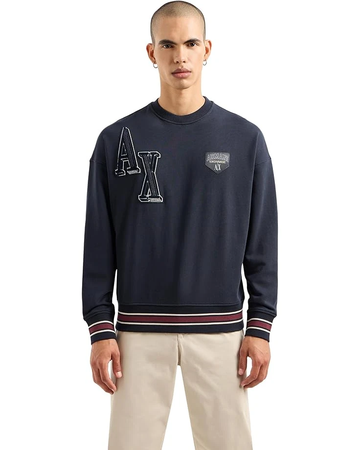 Armani Exchange Collegiate Fleece Pullover | Hoodies & Sweatshirts 3 Armani Exchange Collegiate Fleece Pullover | Hoodies & Sweatshirts