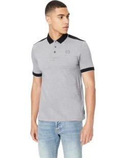 Armani Exchange Two-Toned Button-Down Polo | Shirts & Tops