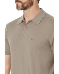 Armani Exchange Cotton Knit Polo | Shirts & Tops -Armani Exchange Sales Shop 810OR0Uw2dL. AC SR736920