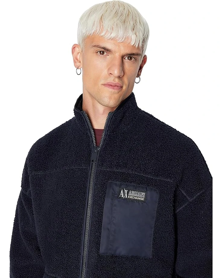 Armani Exchange Collegiate Teddy Fleece | Coats & Outerwear 5 Armani Exchange Collegiate Teddy Fleece | Coats & Outerwear - Image 3