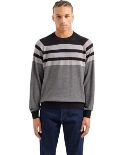 Armani Exchange Ax Striped Sweater | Sweaters