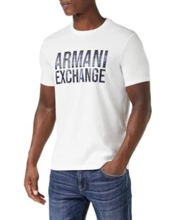 Armani Exchange Silk Screen Printed Logo Tee | Shirts & Tops