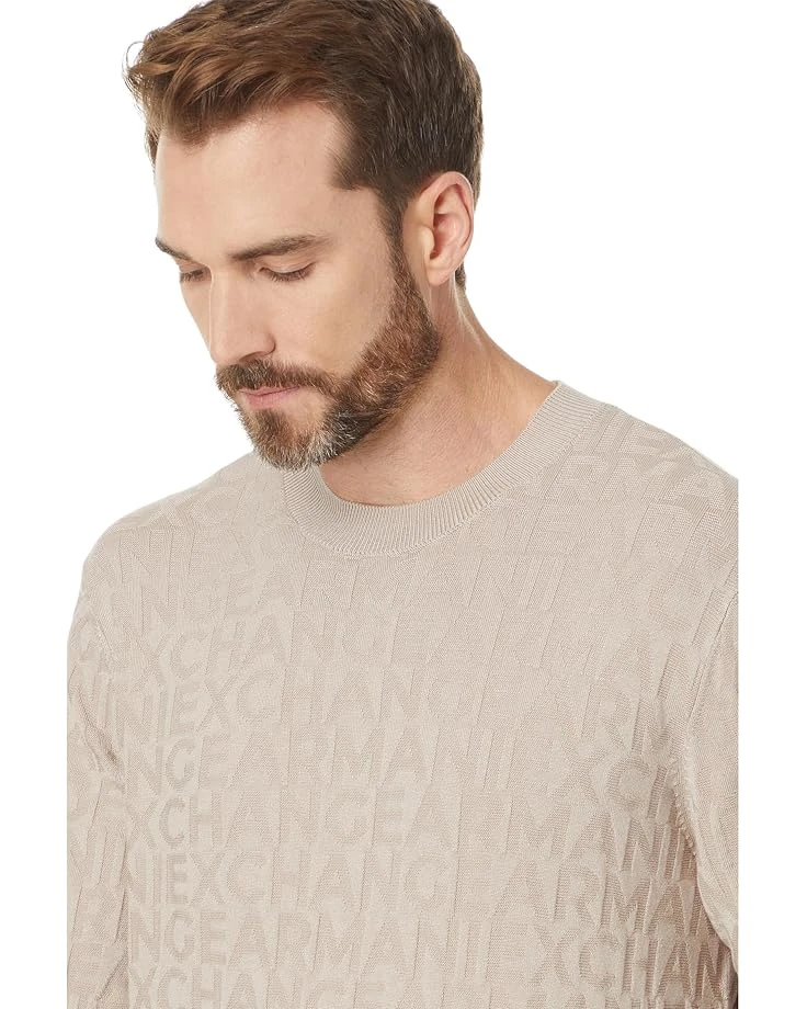 Armani Exchange Textured Ax Logo Sweater | Sweaters 5 Armani Exchange Textured Ax Logo Sweater | Sweaters - Image 3