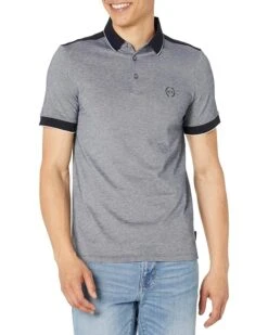 Armani Exchange Two-Toned Button-Down Polo | Shirts & Tops -Armani Exchange Sales Shop 91VofuPWMWL. AC SR736920